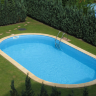 Каркасный сборный морозоустойчивый бассейн Summer Fun овальный-oval 8,0 х 4,0 х 1,2 м Chemoform Германия (скиммер + форсунка) 4501010253