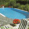 Каркасный сборный морозоустойчивый бассейн Summer Fun овальный-oval 5,0 х 3,0 х 1,2 м Chemoform Германия (скиммер + форсунка) 4501010161KB