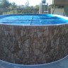 Каркасный бассейн морозоустойчивый Лагуна стальной 6х3.5 х1.25м овальный (вкапываемый) (полная комплектация) Цвет Шоколад/60035001F