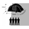 Палатка MONTANA 4мест. 100+210х240х130см 2хсл., PE170Т/450мм