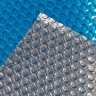 Солярное покрытие Aquaviva Platinum Bubbles серебро/голубой (3х50 м, 500 мкм)