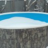 Каркасный бассейн морозоустойчивый Лагуна 2 х 1.25м (врезной скиммер + форсунка) Тёмное Дерево/ТМ573/20014